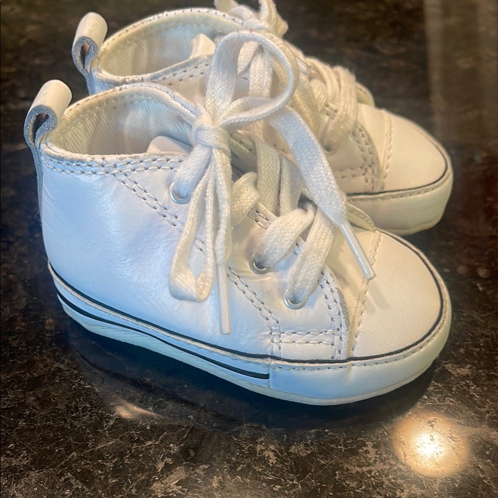 Converse White High-Top Baby Sneakers